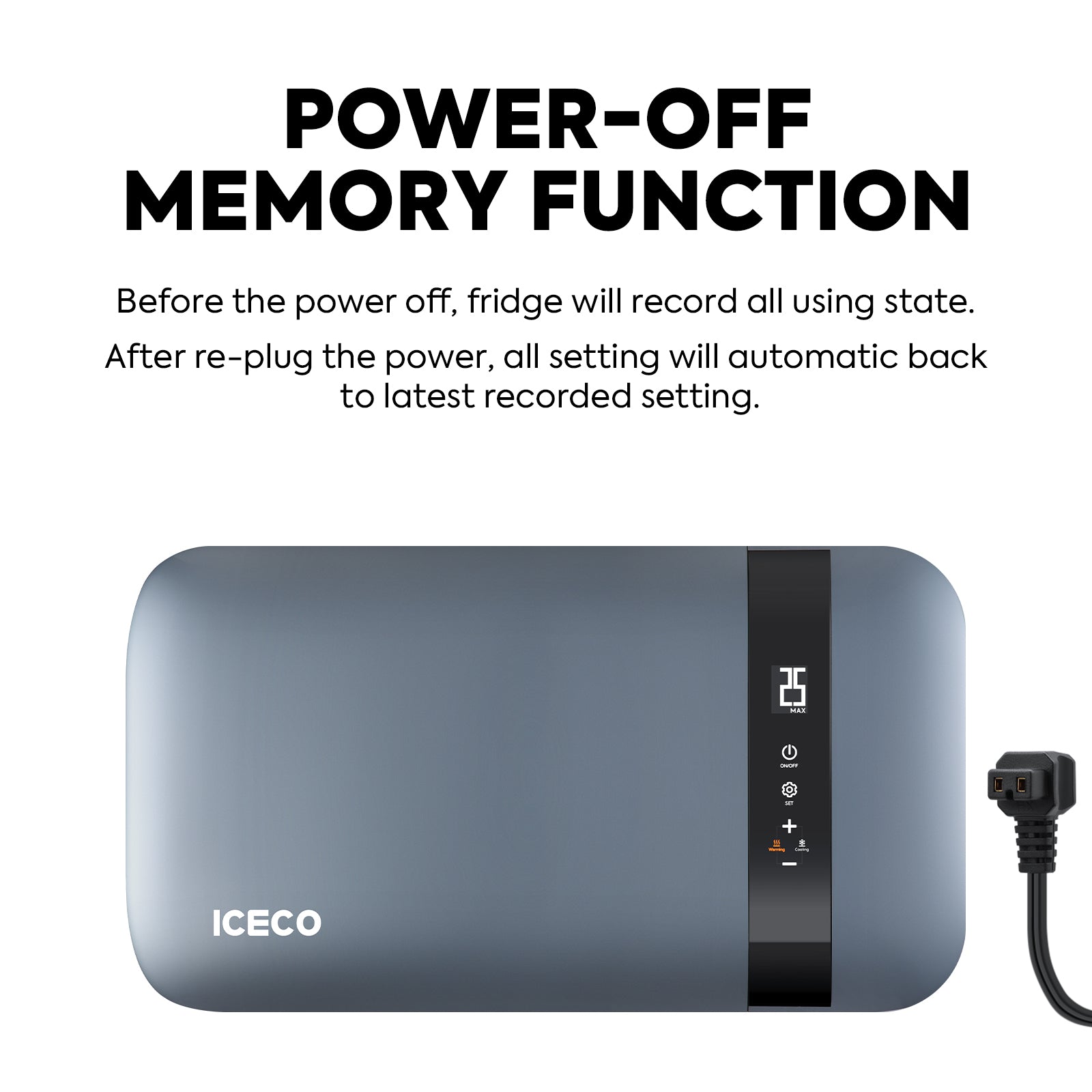 21QT GO20H Portable Freezer Car Fridge Cooler & Warmer | ICECO-Portable Fridge-www.icecofreezer.com