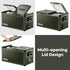 79.2QT VL75ProD Olive 12V Heavy Duty Metal Fridge Freezer| ICECO-Portable Fridge-www.icecofreezer.com