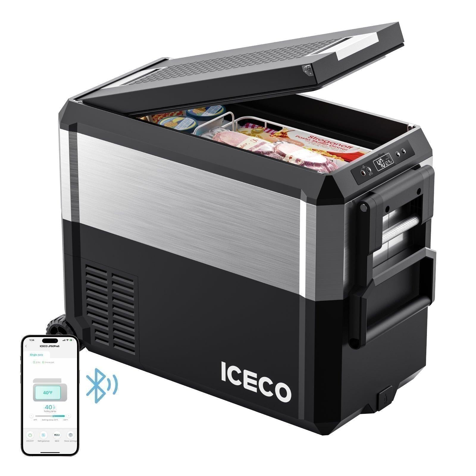 51QT JP50 Pro Wheeled Portable Freezer With Cover Car Fridge | ICECO-Portable Fridge-www.icecofreezer.com