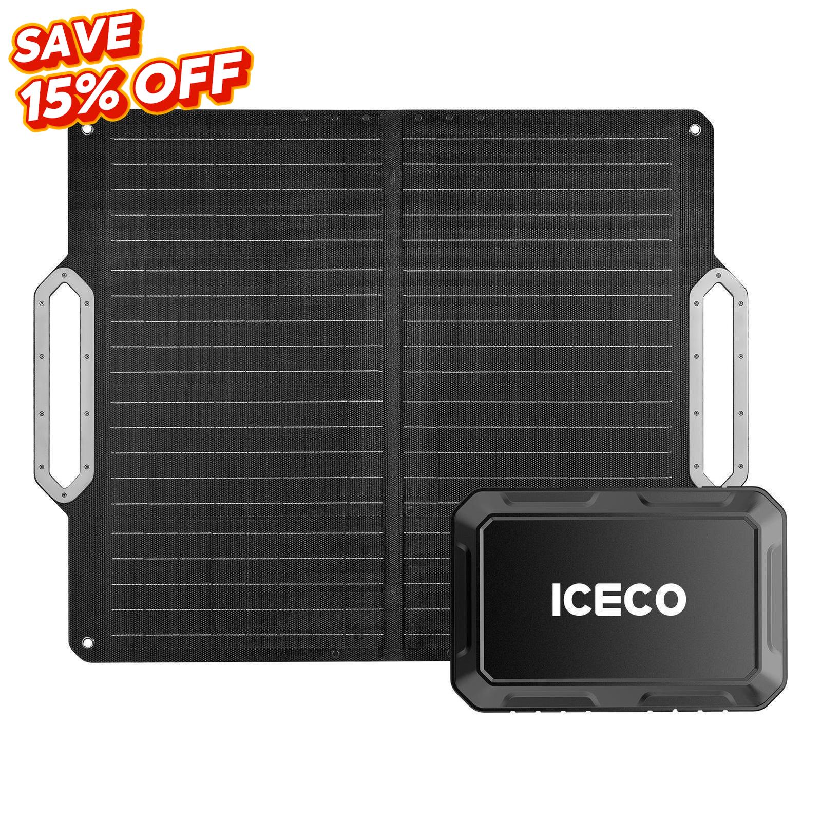 NEW! 80W Foldable Solar Panel | ICECO-accessories-www.icecofreezer.com
