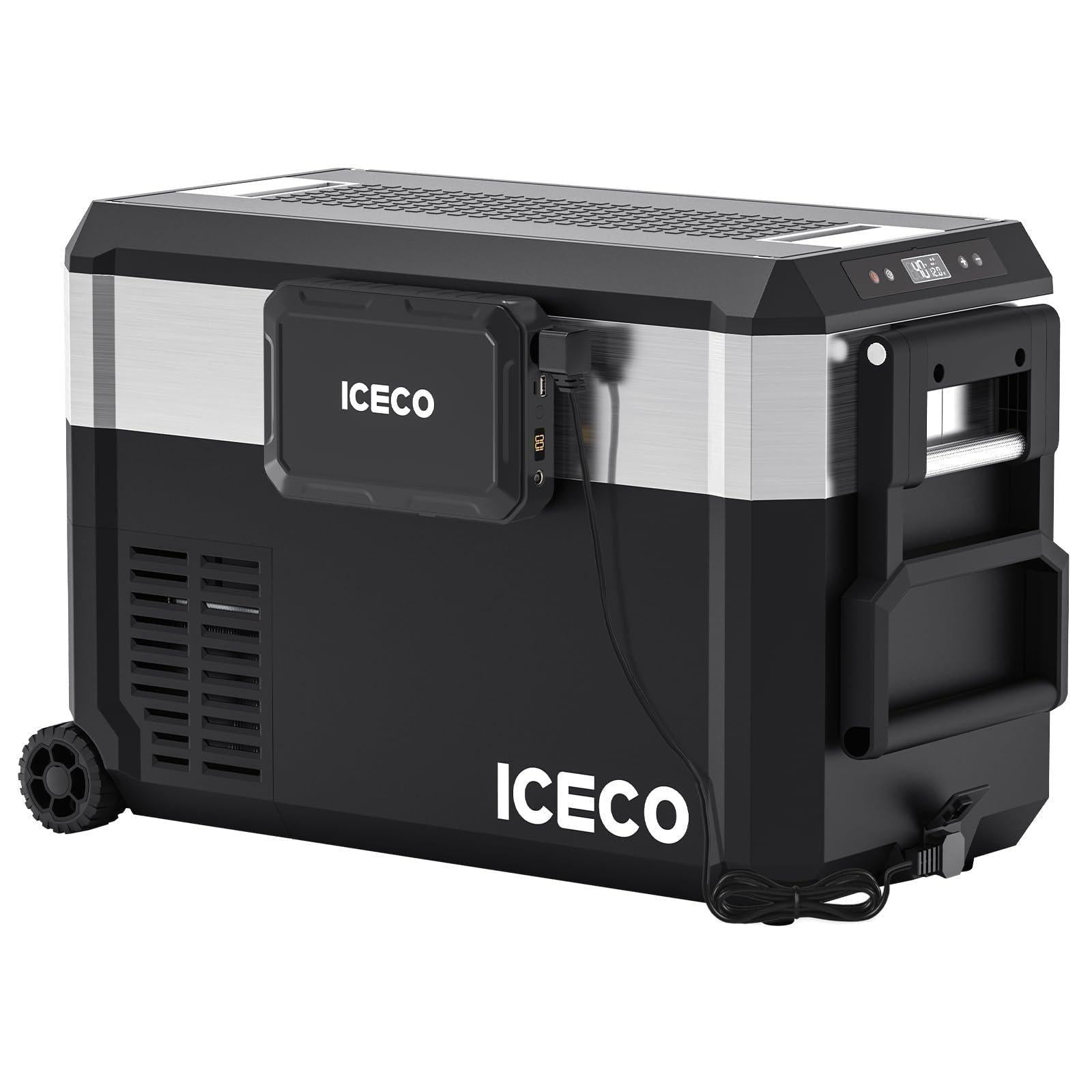 JP Pro Wheeled Portable Freezer with Magnetic Battery | ICECO-Portable Fridge-www.icecofreezer.com