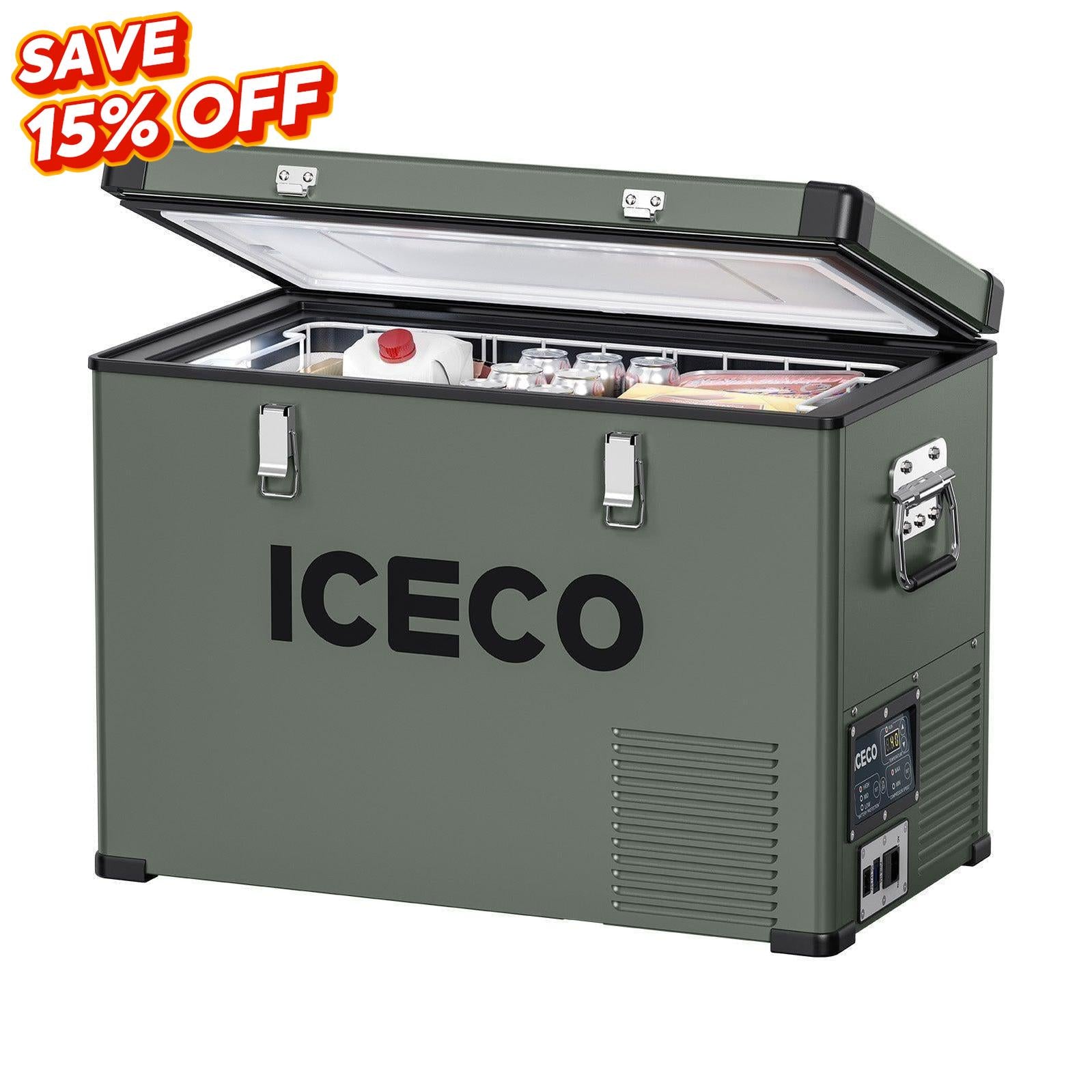 47.5QT VL45 Portable Fridge Single Zone Freezer | ICECO-Portable Fridge-www.icecofreezer.com