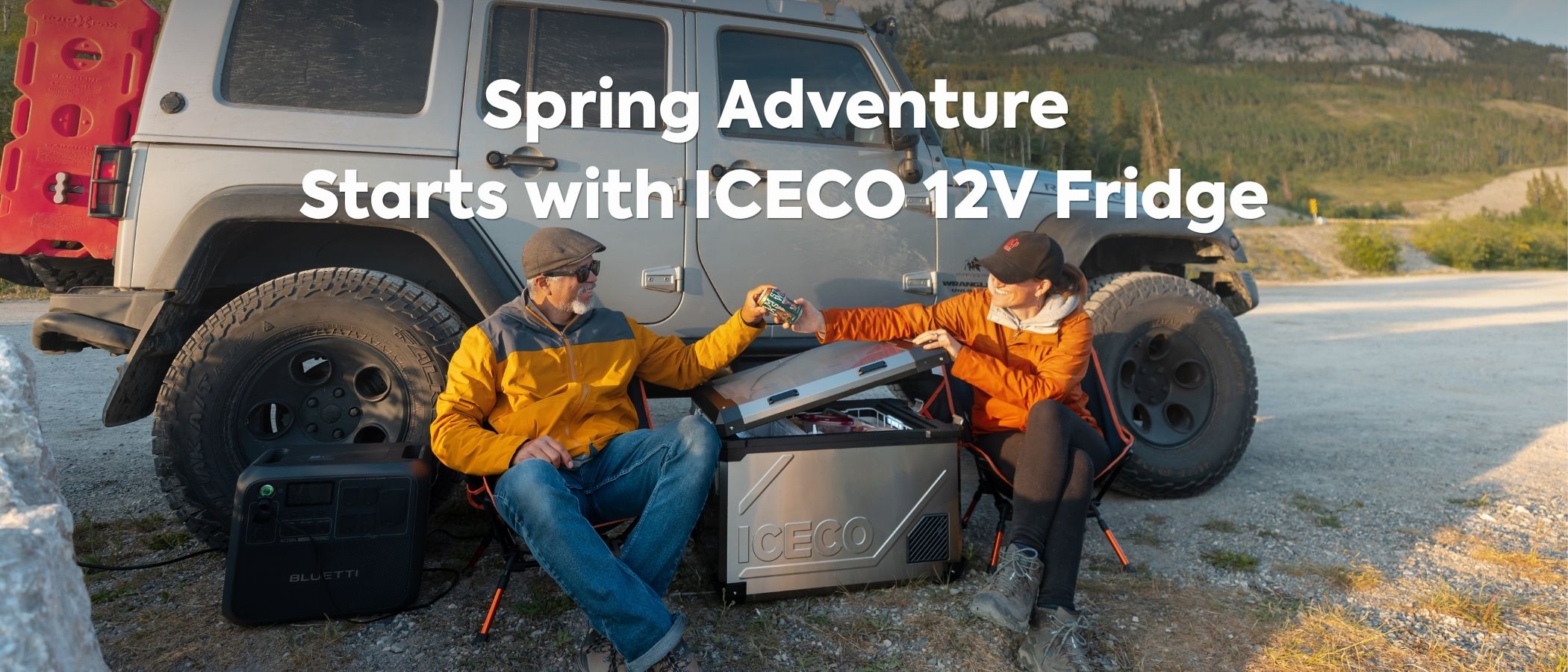 Spring Adventure  Starts with ICECO 12V Fridge