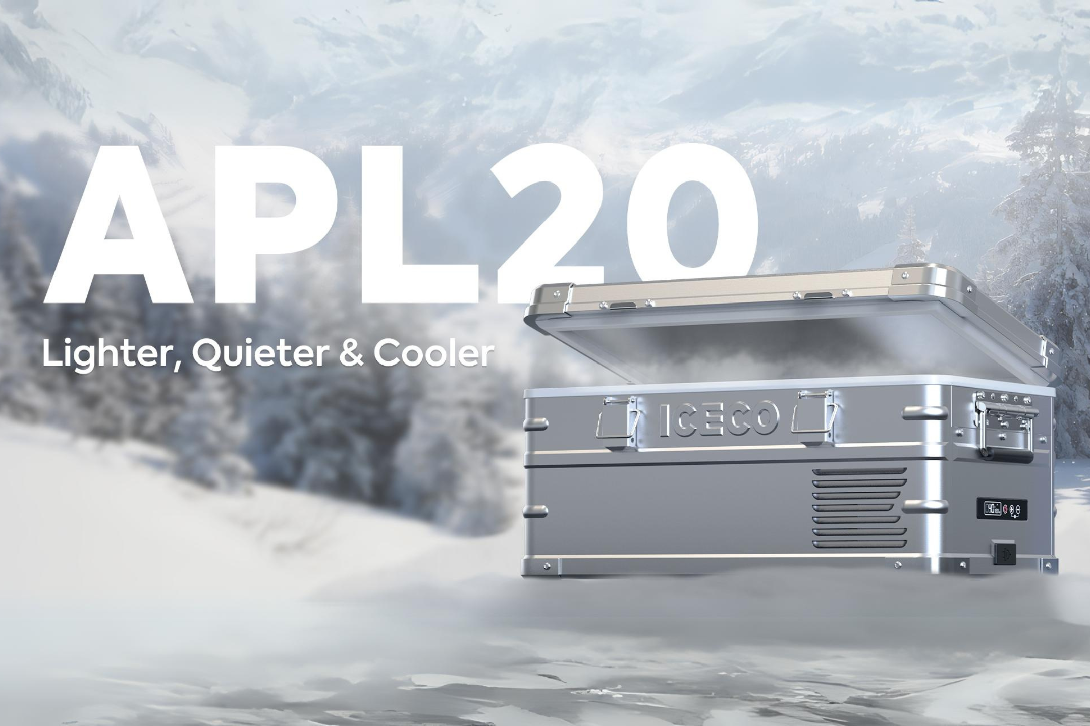 ICECO APL20: Aluminum Metal Portable Fridge Redefining On-the-Go Cooling!