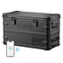 37QT APL35-Black Aluminum Freezer With Magnetic Power Bank | ICECO-Portable Fridge-www.icecofreezer.com