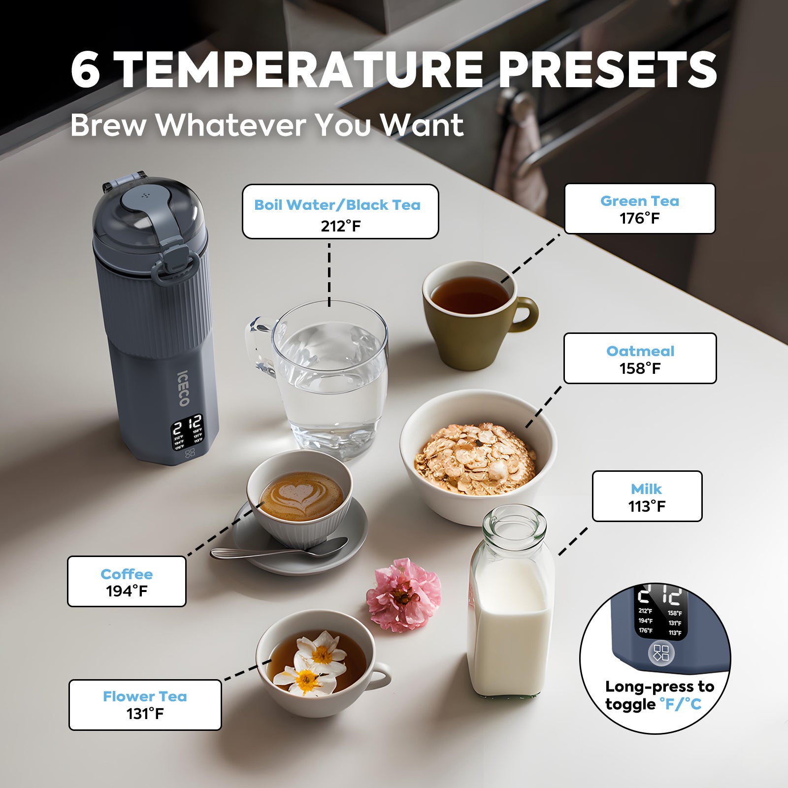 12V/24V Car Electric Kettle for Car Use | ICECO-www.icecofreezer.com