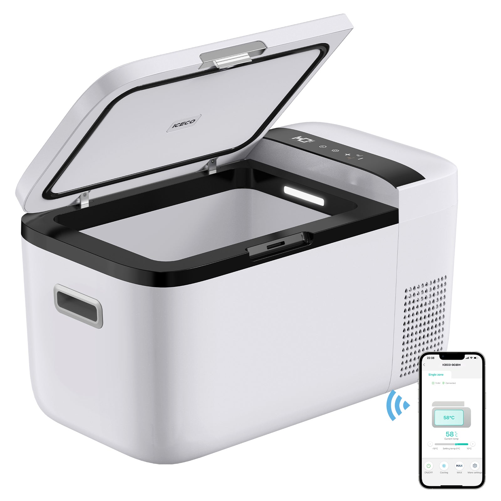 21QT GO20H Portable Freezer Car Fridge Cooler & Warmer | ICECO-Portable Fridge-www.icecofreezer.com