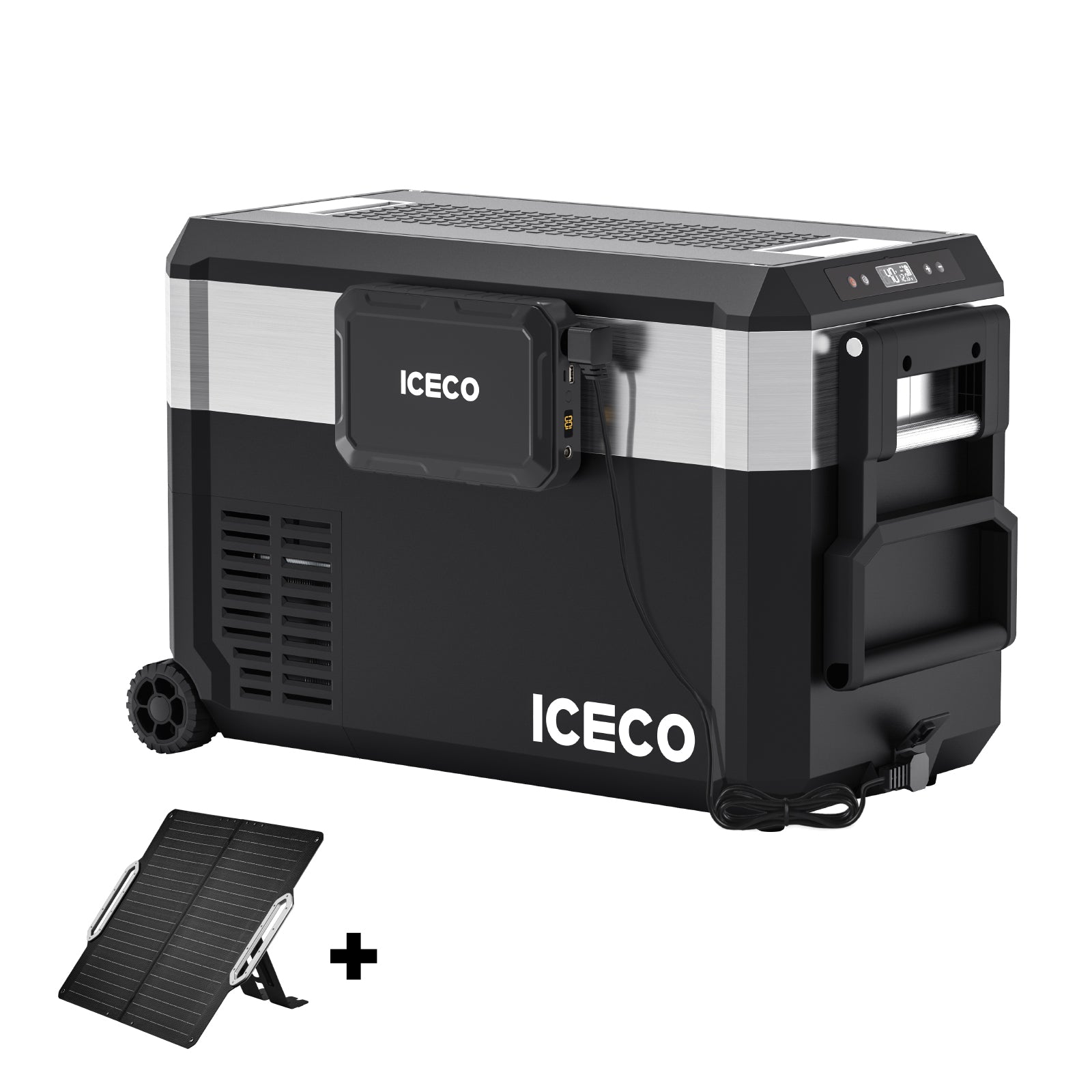 JP Pro Wheeled Portable Freezer with Magnetic Battery | ICECO-Portable Fridge-www.icecofreezer.com