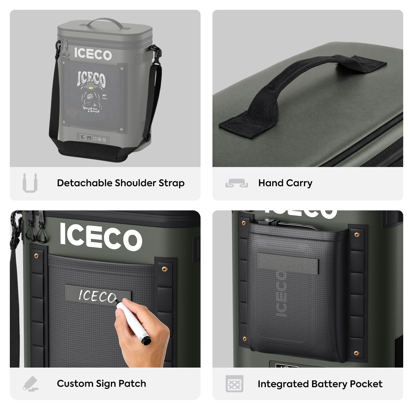 13.5QT GOPACK12 Single Zone 12V Ice-Free Portable Freezer | ICECO