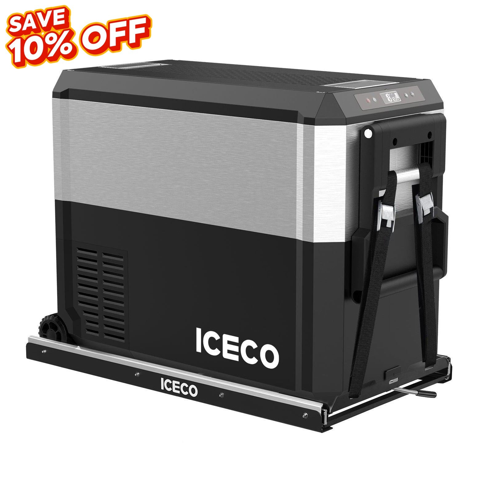 JP Pro Wheeled Portable Freezer with Slide Mount | ICECO-Portable Fridge-www.icecofreezer.com