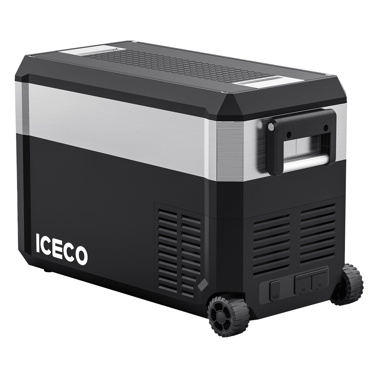 39QT JP40 Pro Dual Zone Wheeled Portable Freezer With Cover | ICECO-Portable Fridge-www.icecofreezer.com