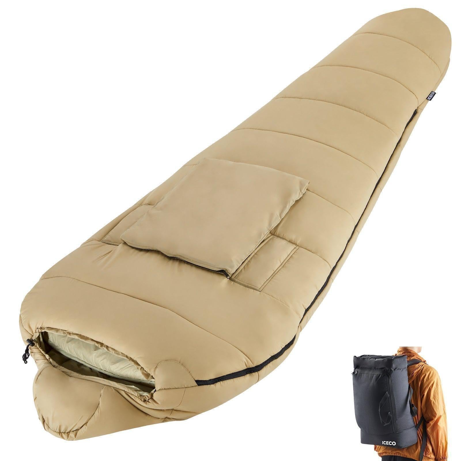 All Season 4 People Camping Tent With 10°F Sleeping Bag | ICECO-Outdoor Gear-www.icecofreezer.com