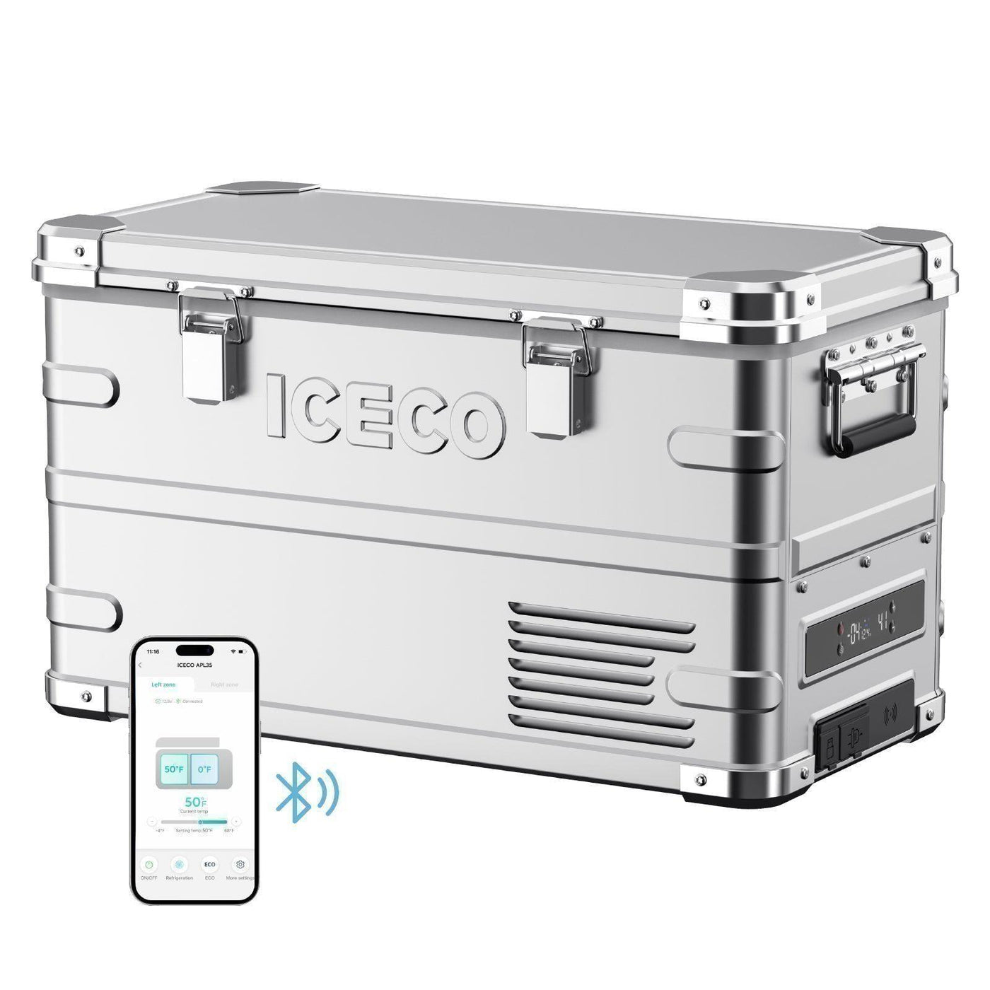 ICECO VL45ProS 47.5Qt Portable Refrigerator, 12V Fridge With SECOP C