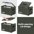 37QT VL35ProS Olive Single Zone Fridge With PB1000 Power Station | ICECO-Portable Fridge-www.icecofreezer.com