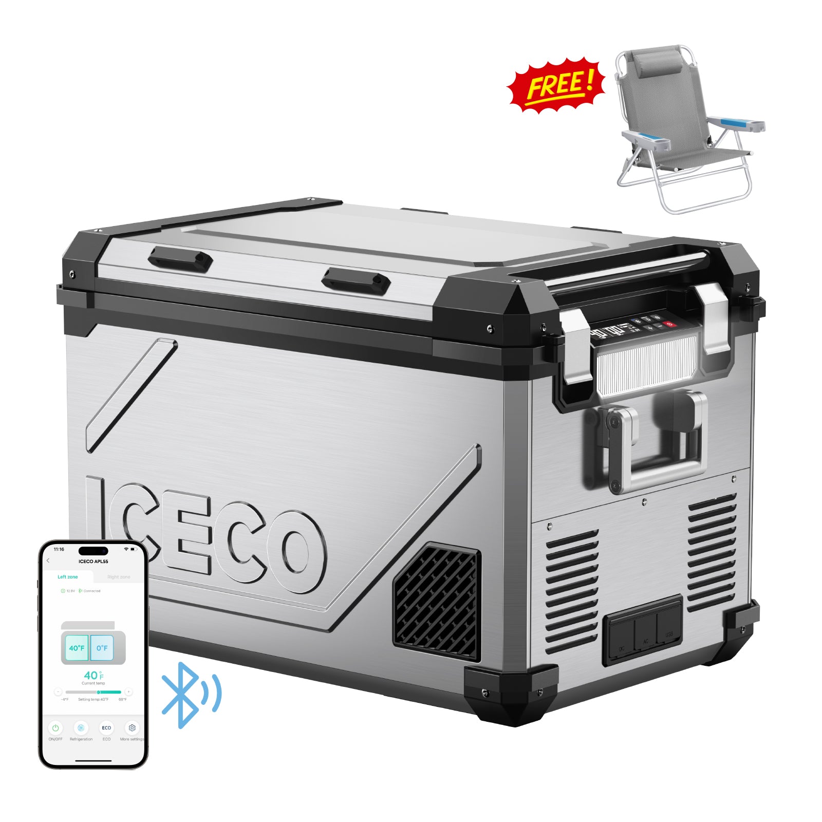 APL55 Freezer With Free BC75 Beach Chair | Limited Offer