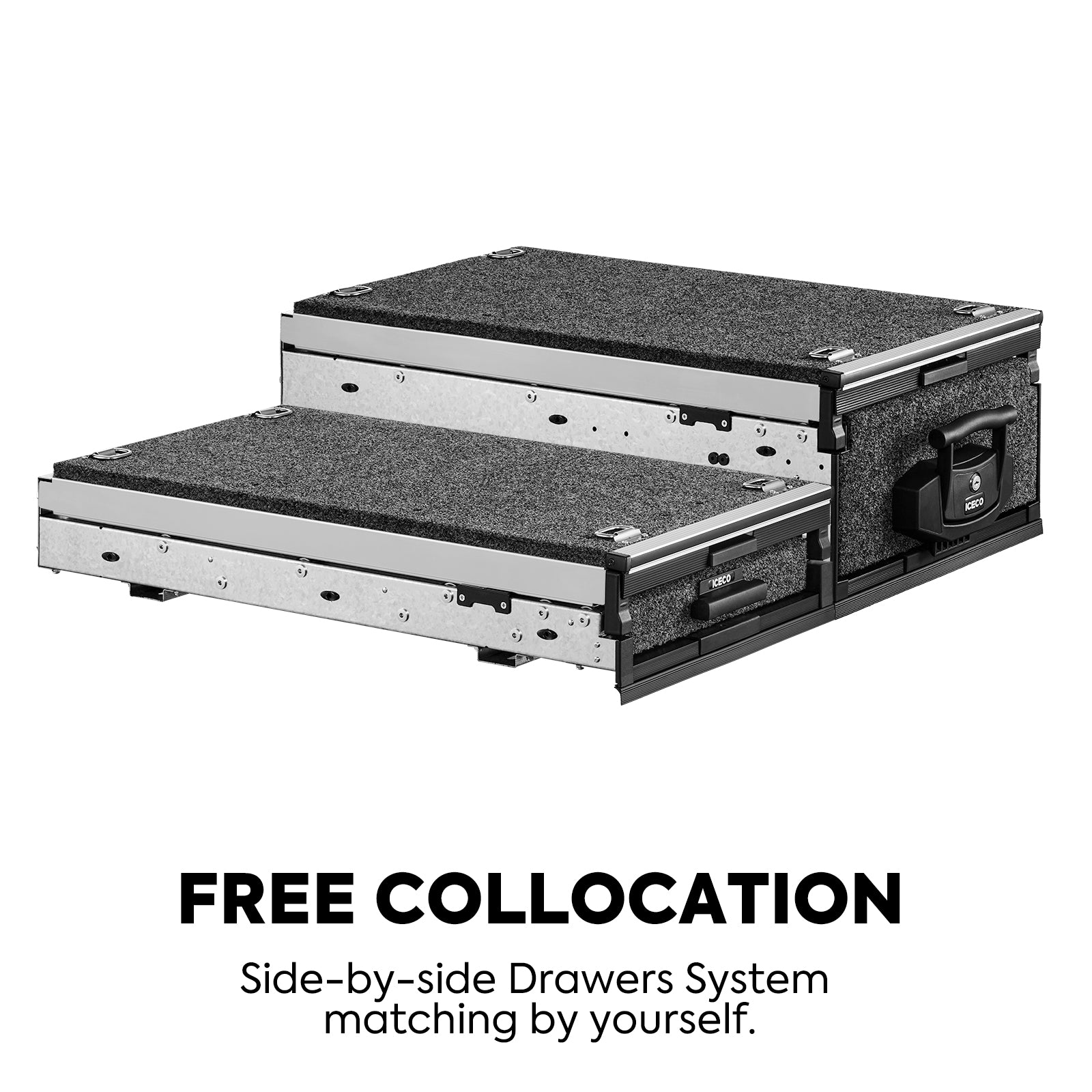 ICECO DS27 Drawer System Roller Drawer with Roller Floor