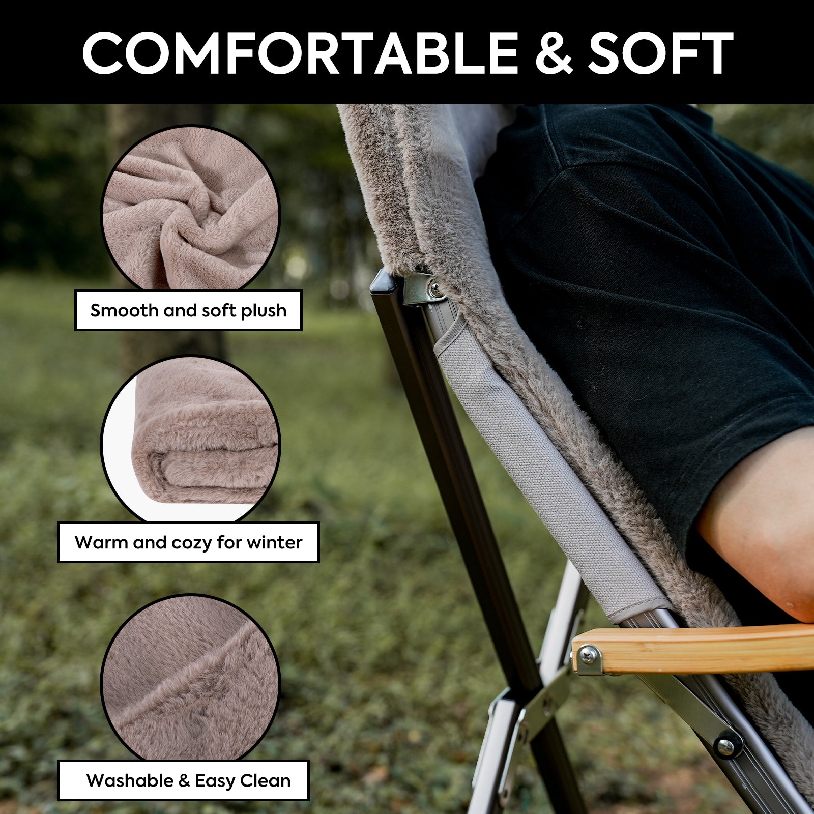 New!Plush Cushion for High-Back Camping Chair | ICECO