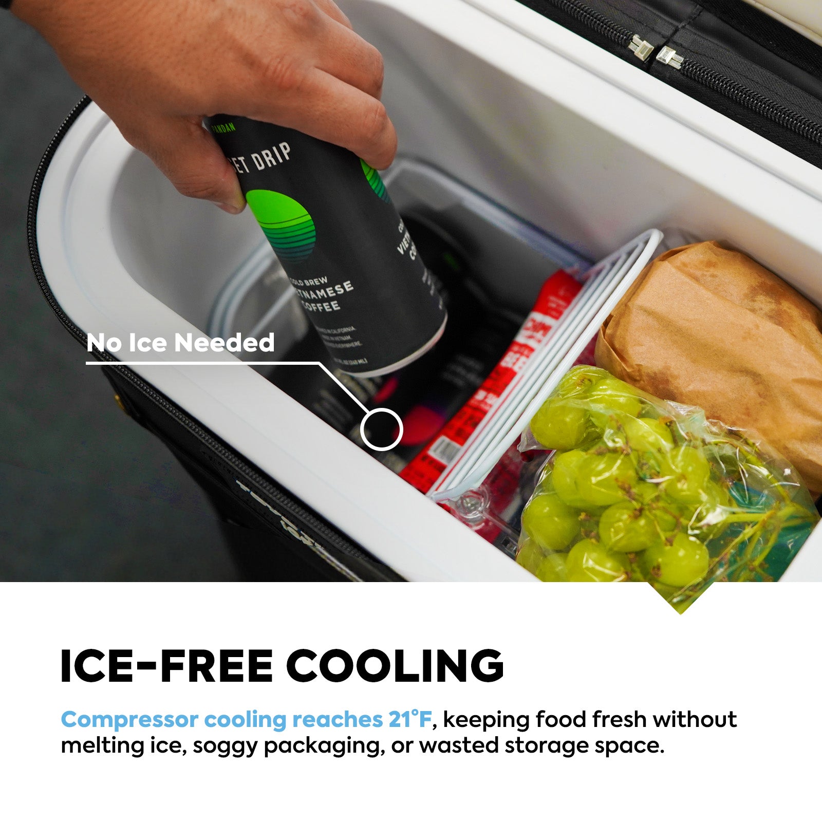 13.5QT GOPACK12 Single Zone 12V Ice-Free Portable Freezer | ICECO × TOYO TIRES® Limited Edition-Portable Fridge-www.icecofreezer.com