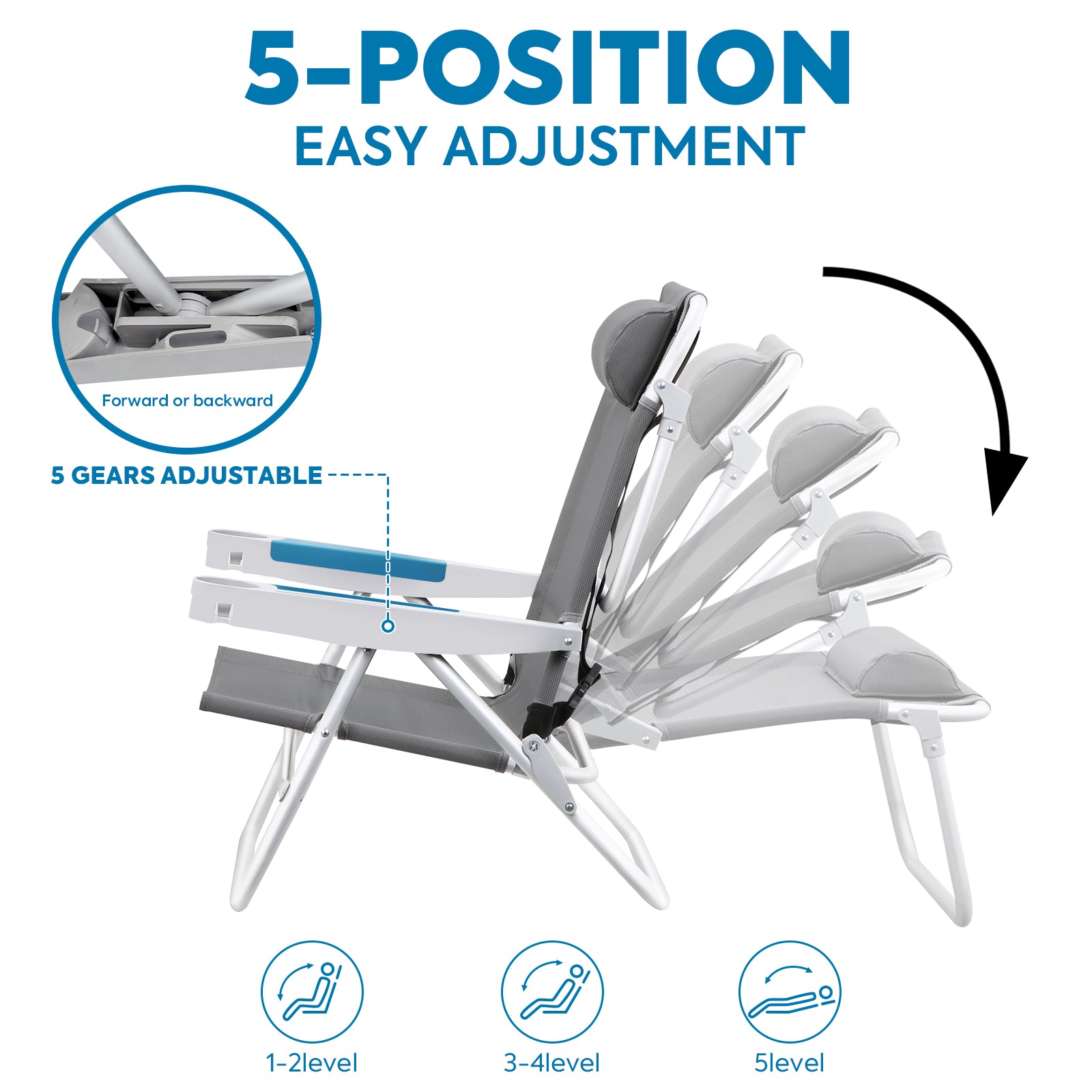 2 Pack Extra-Wide Backpack Chair | ICECO-Outdoor Gear-www.icecofreezer.com