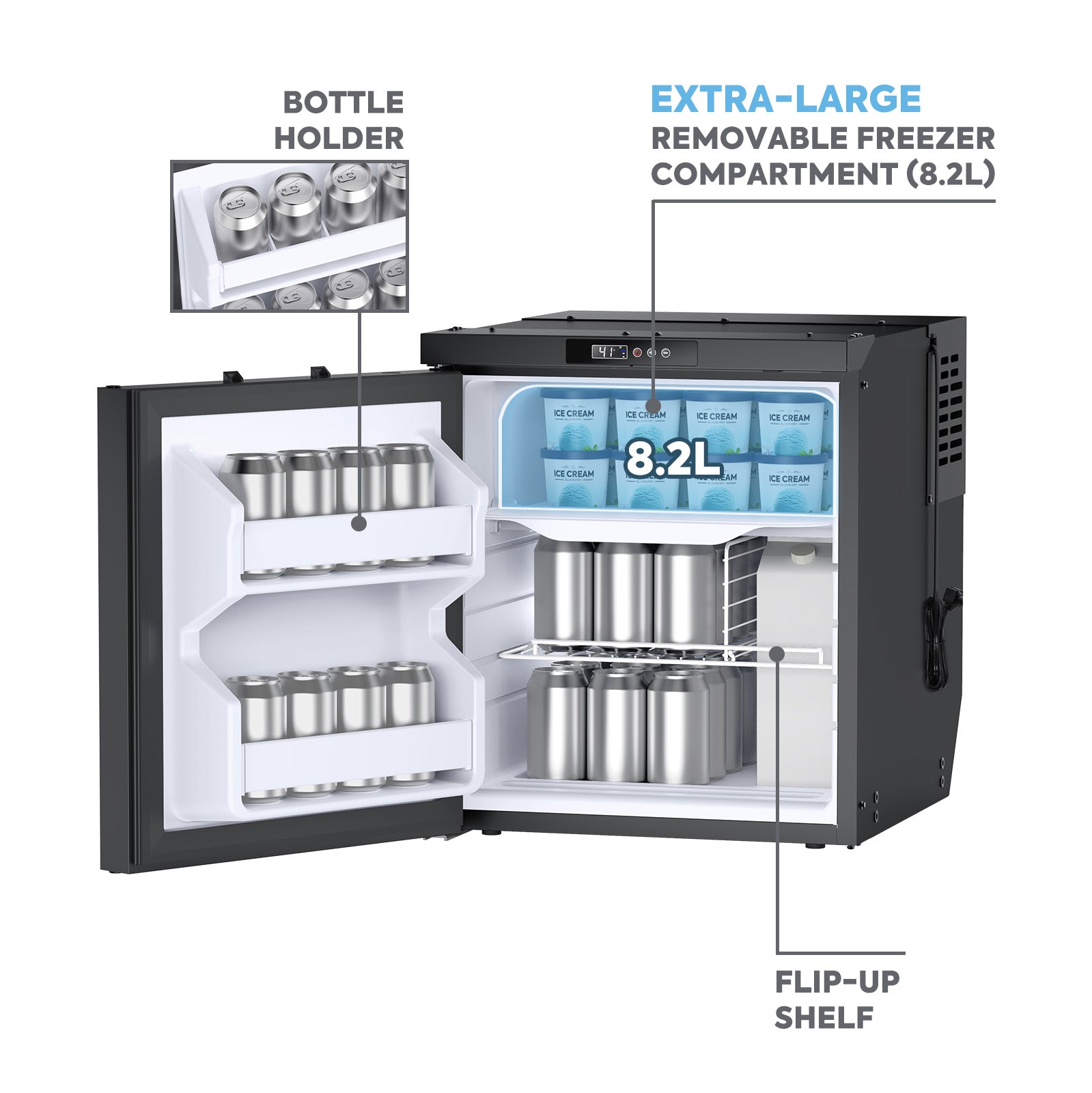 BF65/BF86 Series 66/91QT 12V RV/Truck Portable Freezer | ICECO-Portable Fridge-www.icecofreezer.com