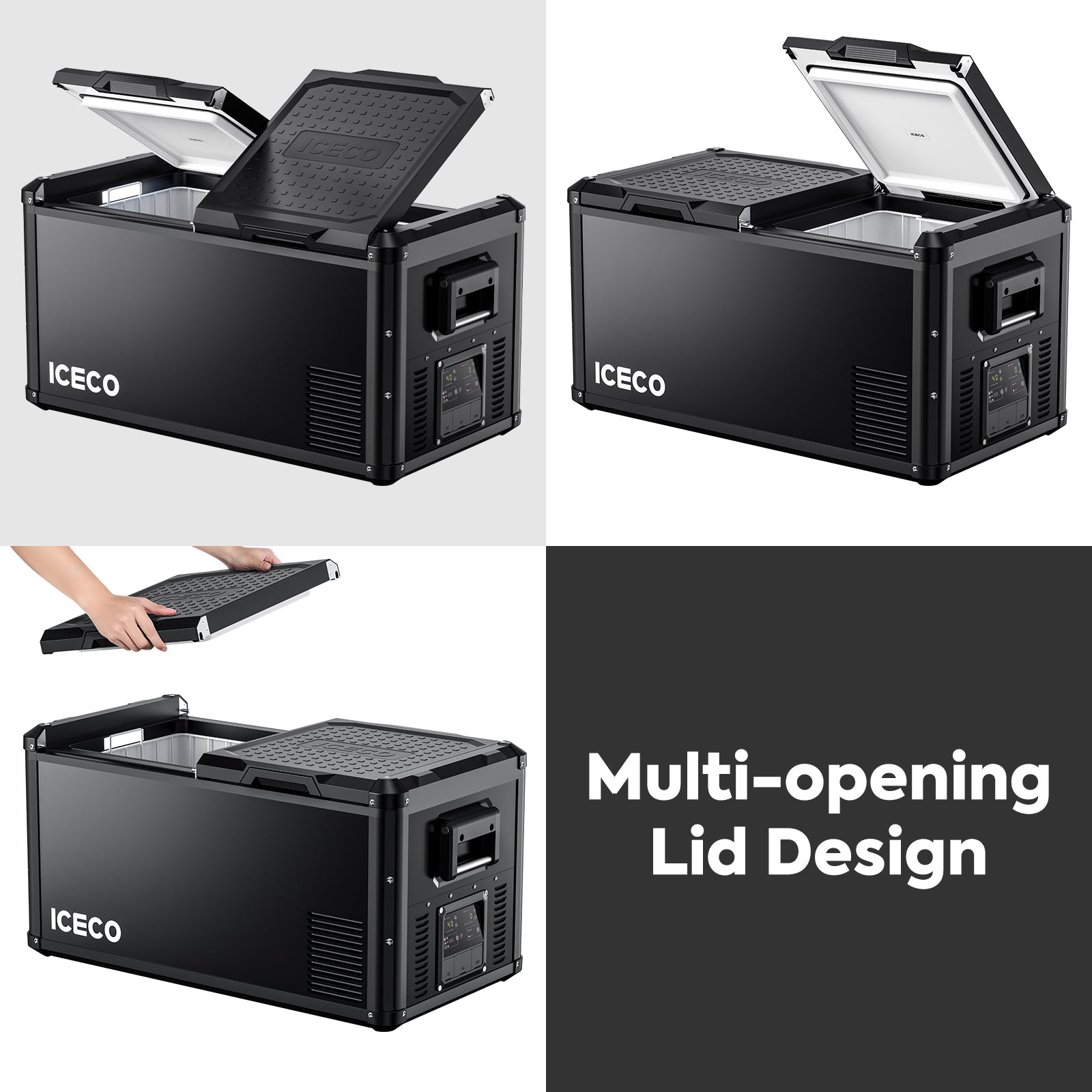 95QT VL90ProD Dual Zone RV 12 volt Fridge Freezer | ICECO-Portable Fridge-www.icecofreezer.com