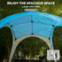 4-8 Persons Easy Setup Canopy Tent with UPF50+ Sun Shelter | ICECO-Outdoor Gear-www.icecofreezer.com