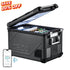 ICECO APL55-Black  58Qt dual zone fridge freezer, portable fridge for camping and overland adventures, ideal for long-term RV use-www.icecofreezer.com