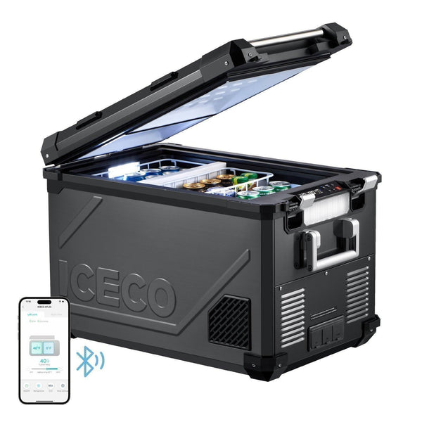 冷凍フタホシML1kgイエコML500g ICECO APL55 Black 58Qt Dual Zone Portable Car Fridge – Smart