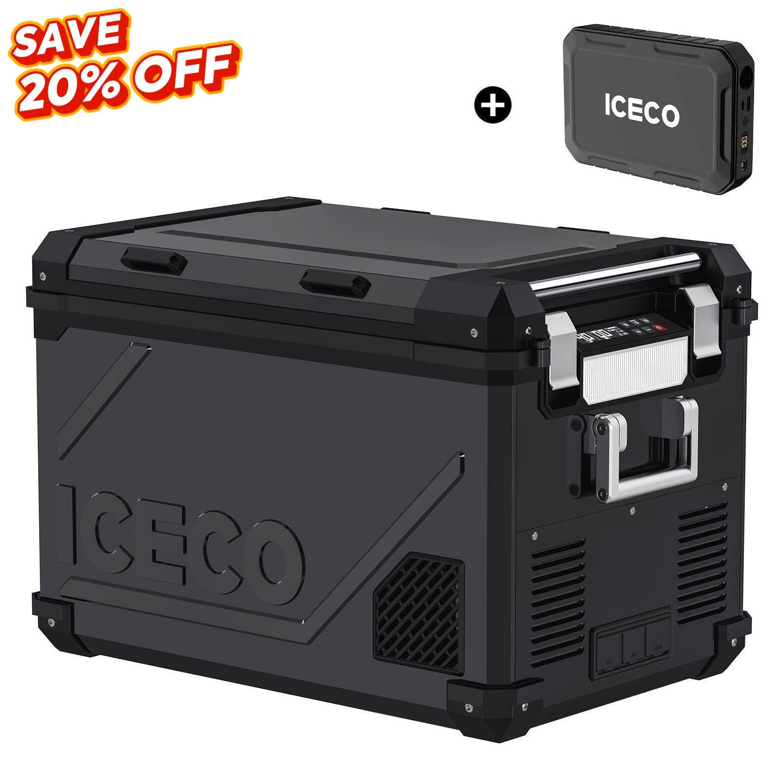 58QT APL55 Dual Zone Fridge Freezer Combo | ICECO-www.icecofreezer.com