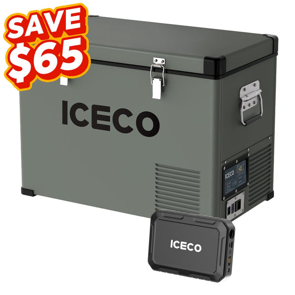 47QT VL45 Portable Fridge Metal Freezer 12V Refrigerator Car