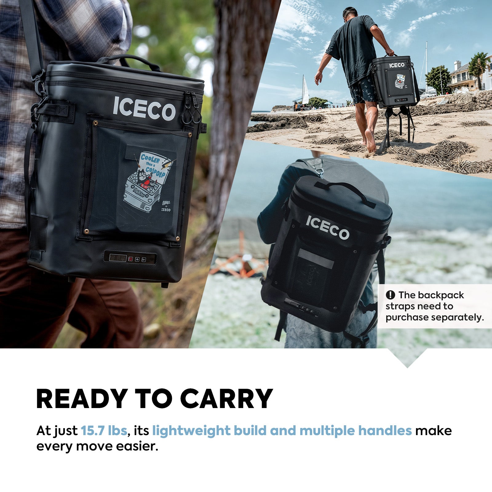 NEW! 13.5QT GOPACK12 Single Zone 12V Ice-Free Portable Freezer | ICECO-Portable Fridge-www.icecofreezer.com