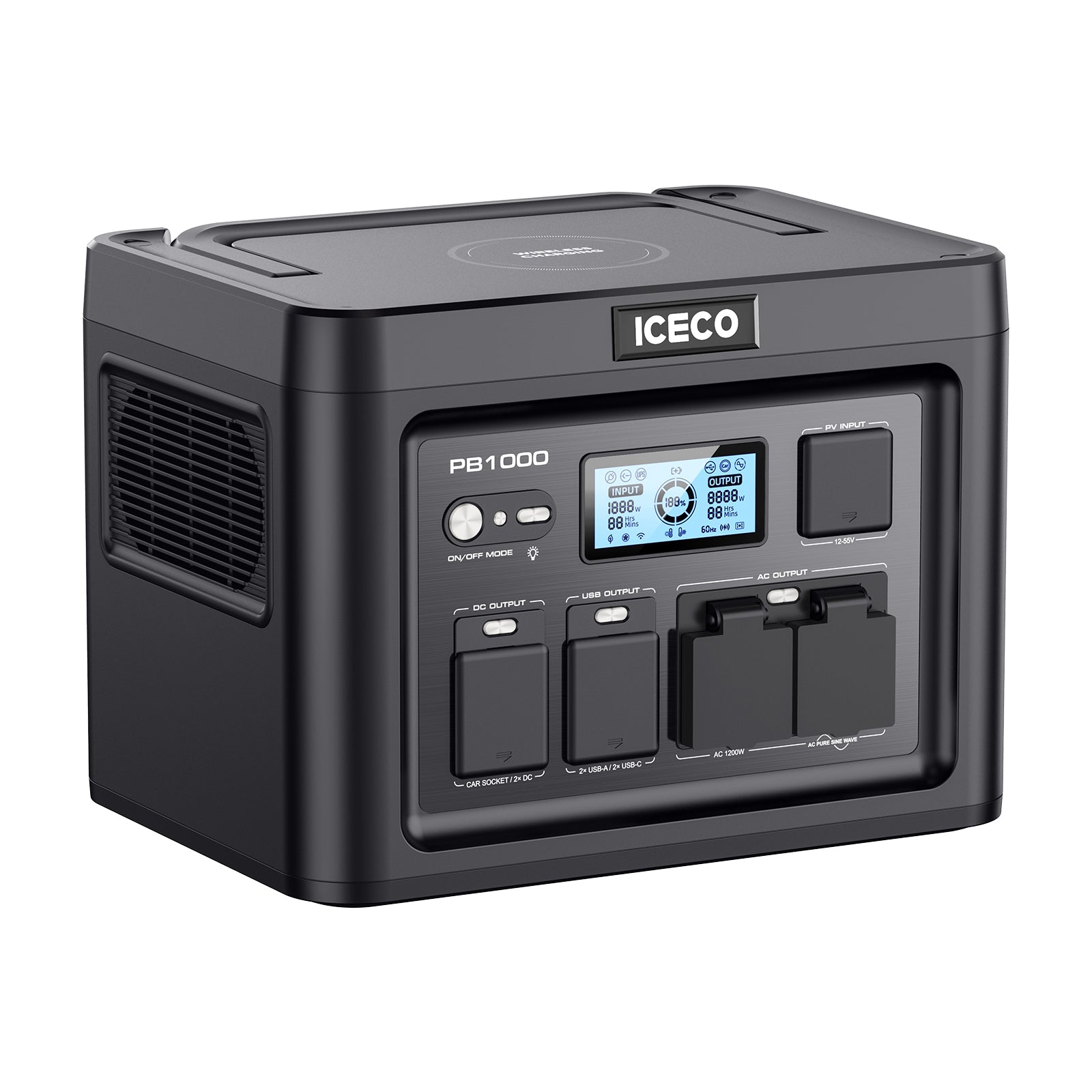 ICECO PB1000 Portable Power station-Power Bank-www.icecofreezer.com