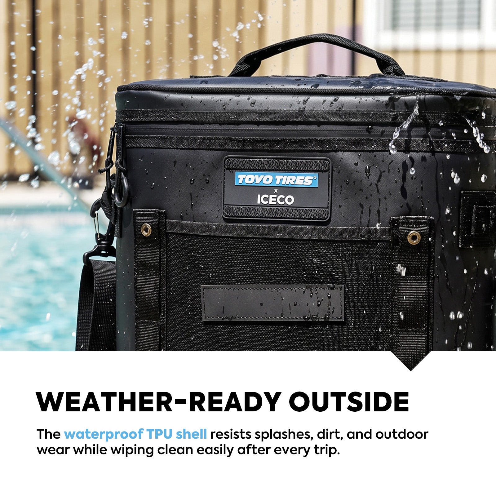 13.5QT GOPACK12 Single Zone 12V Ice-Free Portable Freezer | ICECO × TOYO TIRES® Limited Edition-Portable Fridge-www.icecofreezer.com