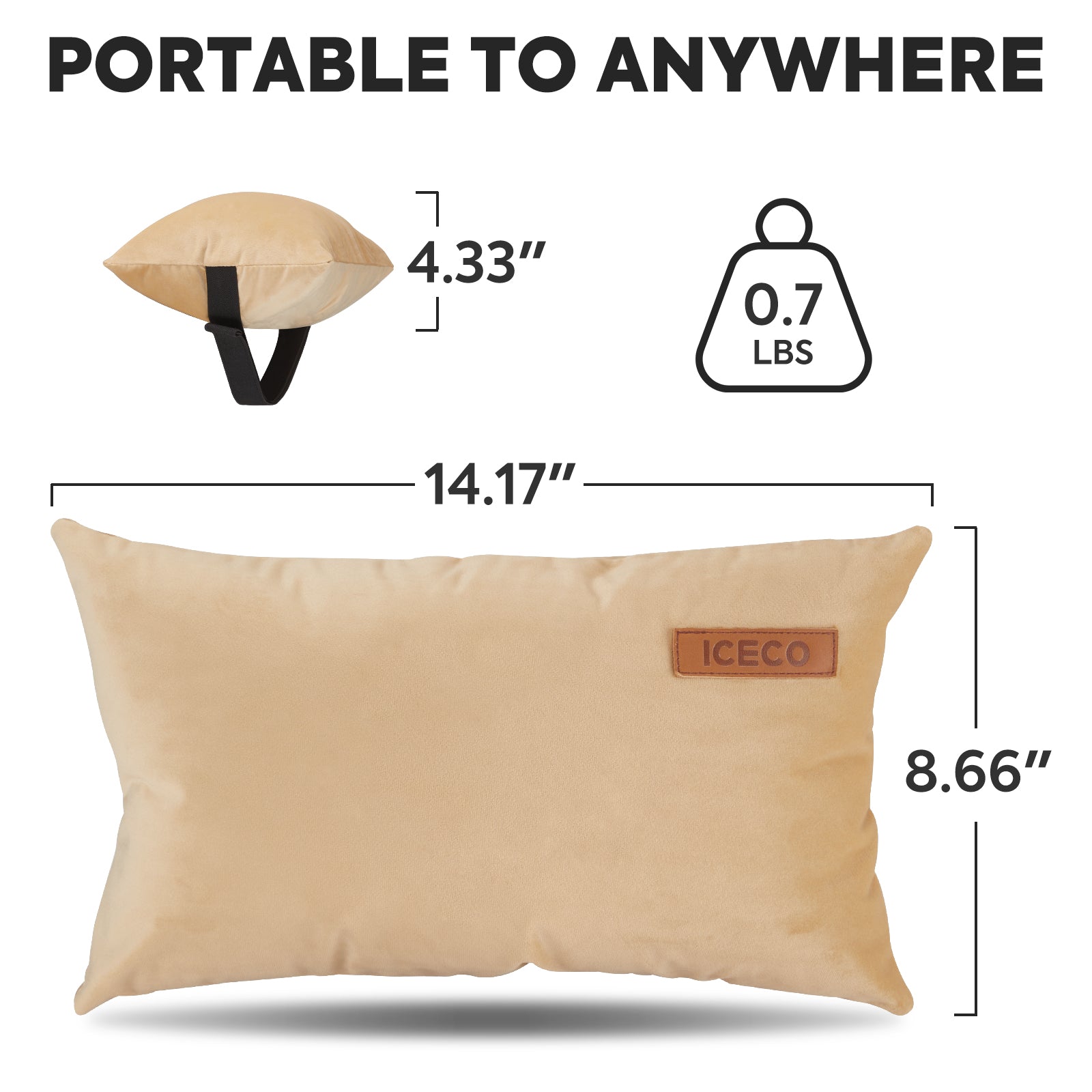 Ultralight Camping Pillow, Portable Travel Pillow | ICECO-Warming Food Mat-www.icecofreezer.com