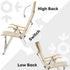Ha1600 Adjustable Camping Chairs, High-Back Heavy Duty Folding Chair for Outside | ICECO-Outdoor Gear-www.icecofreezer.com