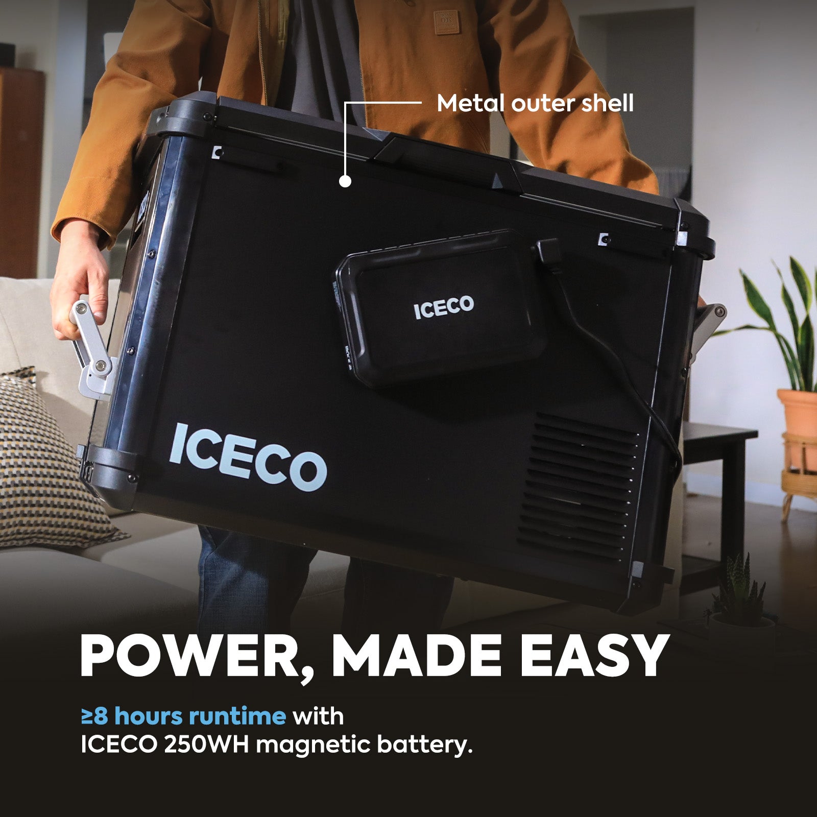 44.4QT VL45PLUS 3 Ways Access Fridge Freezer | ICECO Ship out Late August-Portable Fridge-www.icecofreezer.com
