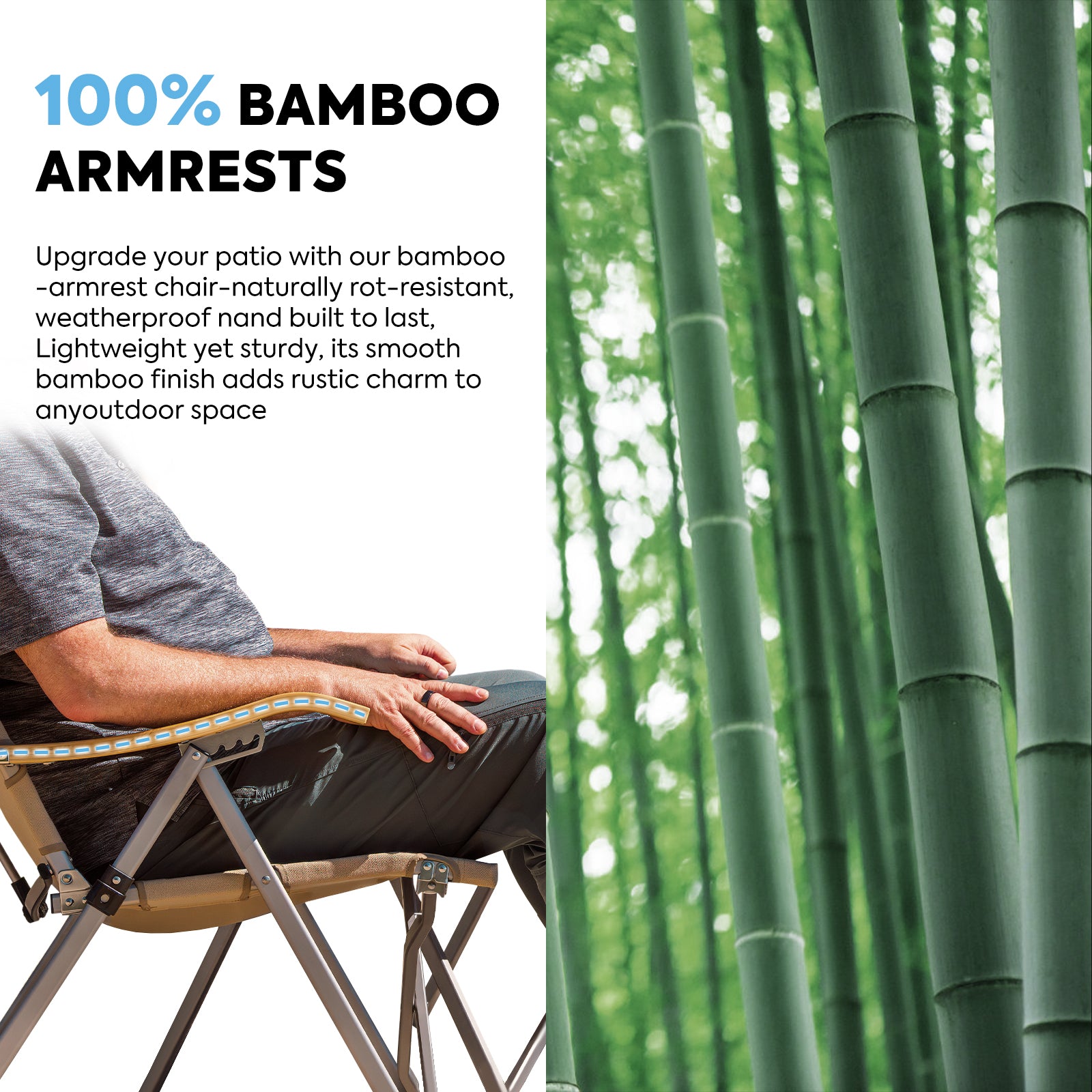Ha1600 4 Positions Adjustable Camping Chairs for Outside | ICECO-Outdoor Gear-www.icecofreezer.com