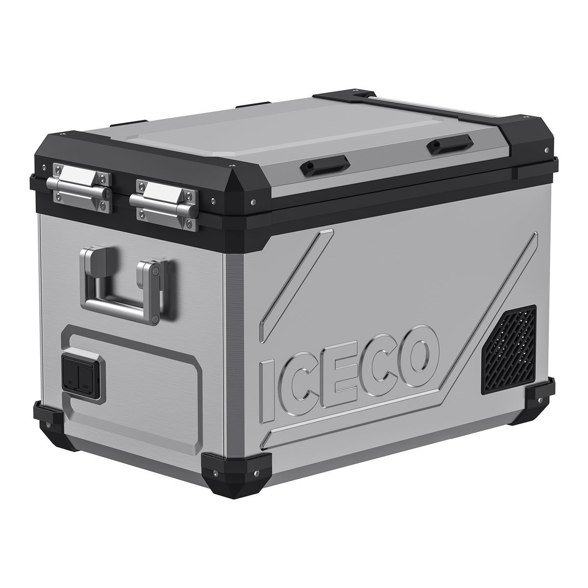 Color Iceco ICECO APL55 58QT Dual Zone Portable Refrigerator for Car, 12 Volt ...