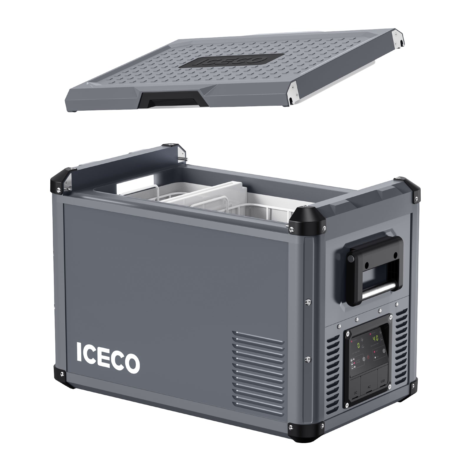 47.5QT VL45ProD Dual Zone Upgrade Portable Fridge Freezer | ICECO-Portable Fridge-www.icecofreezer.com