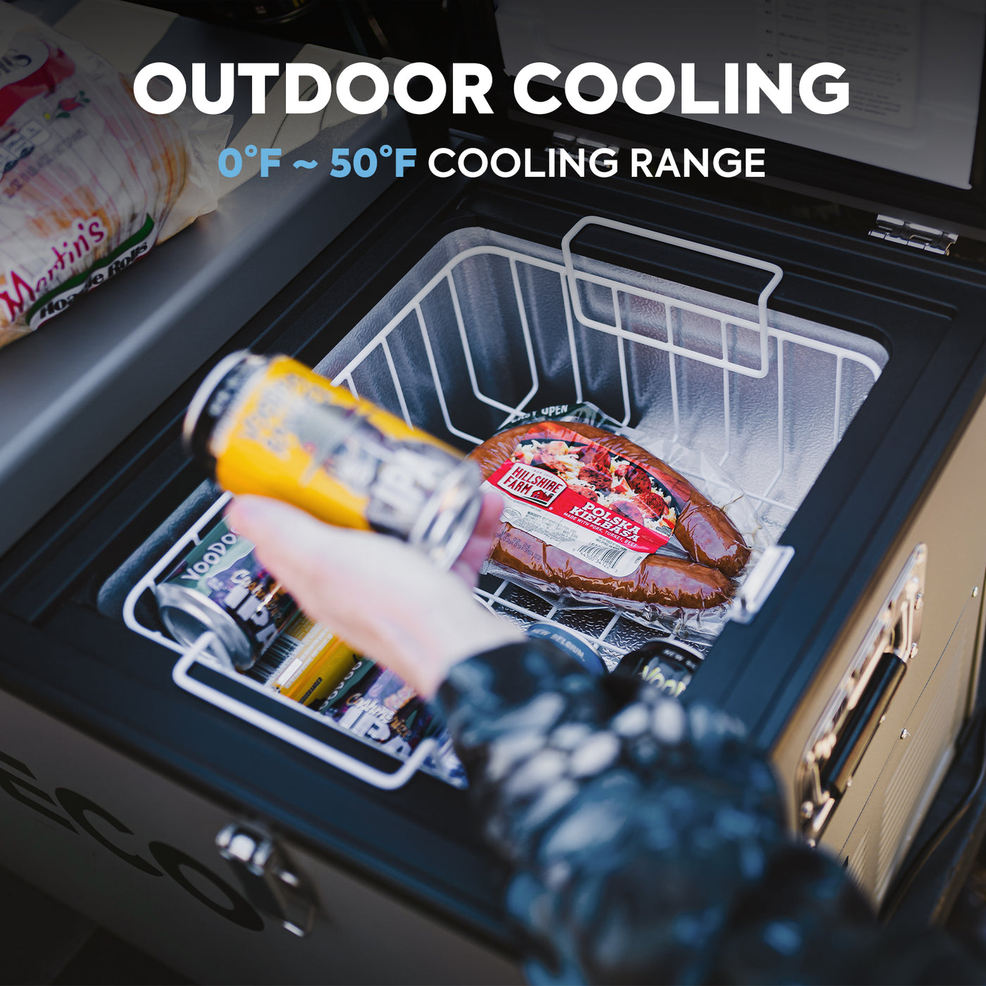 VL60 Dual Zone Portable Refrigerator with Insulated Cover & SECOP ...