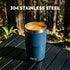 2-Pack 8 oz Stackable Stainless Steel Tumbler Set | ICECO-accessories-www.icecofreezer.com
