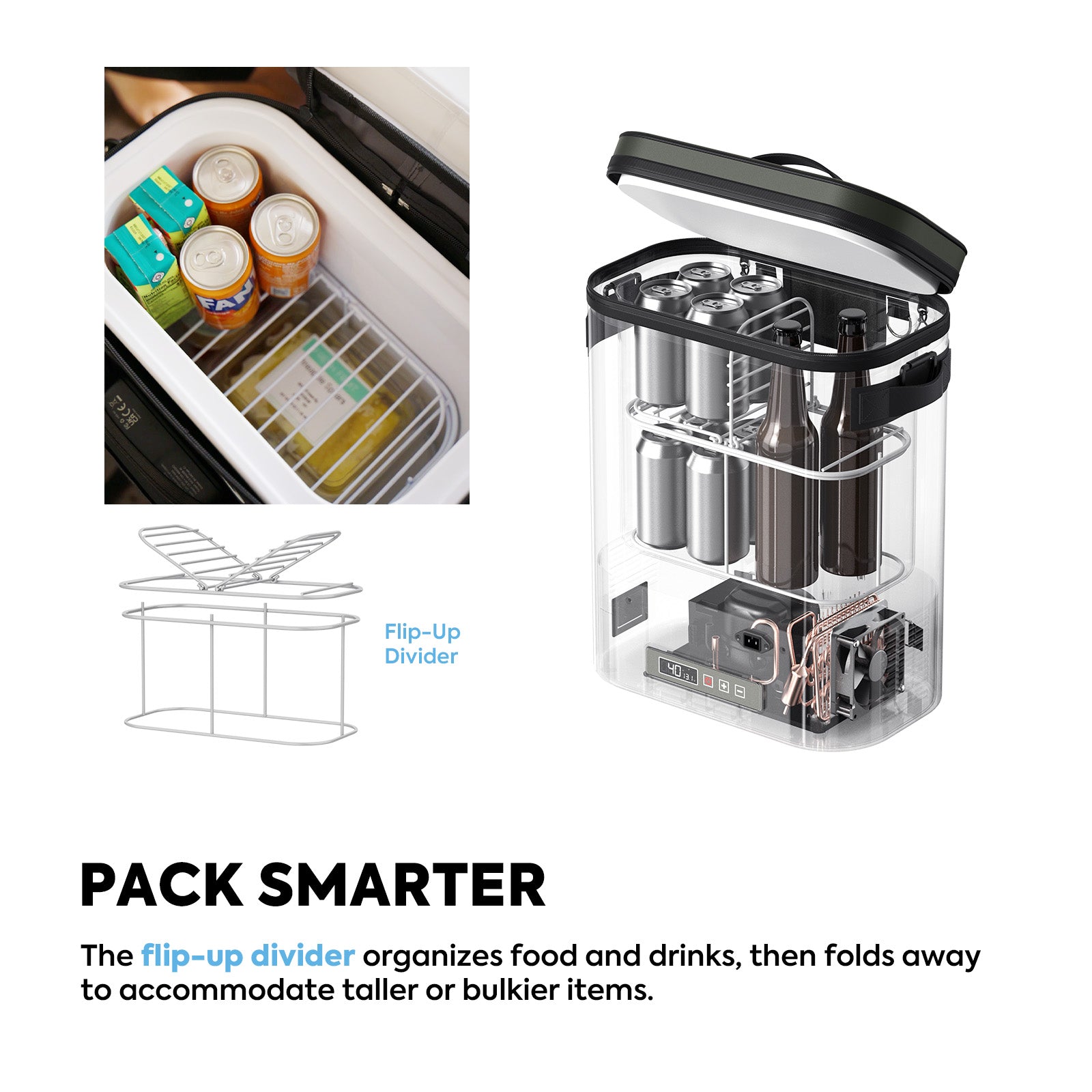 13.5QT GOPACK12 Single Zone 12V Ice-Free Portable Freezer | ICECO