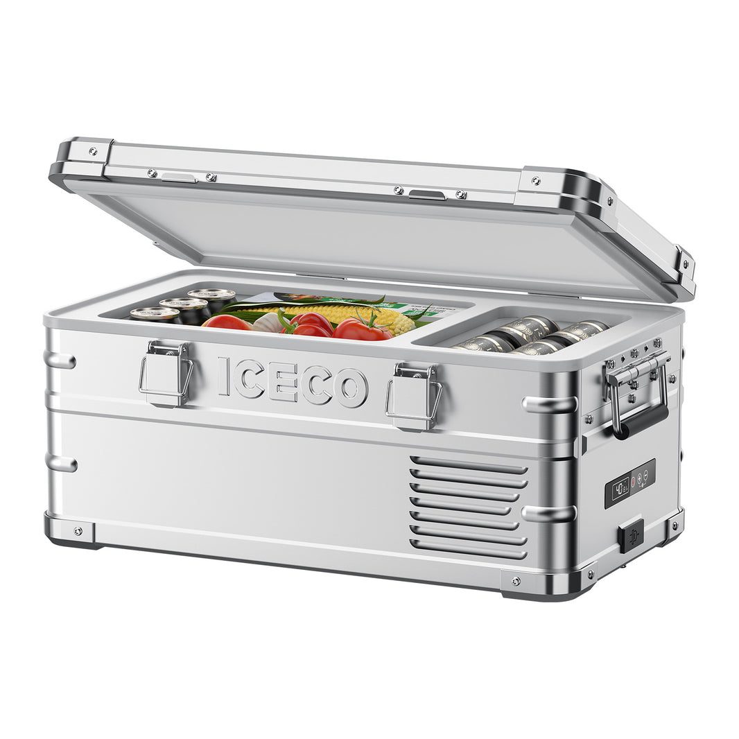 ICECO APL20 21QT Aluminum Freezer 22.9 LBS Lightweight and Fast Cooling ...