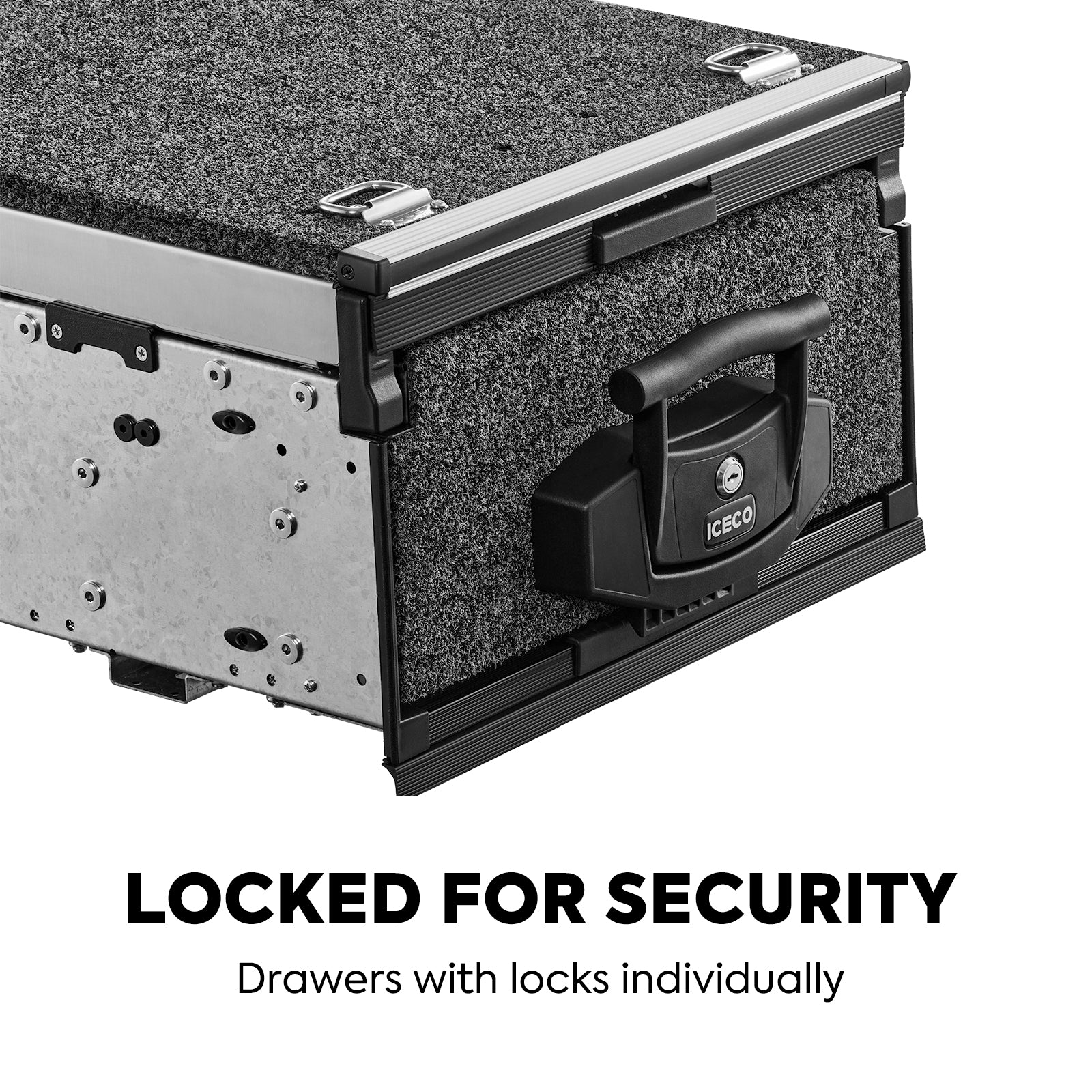 ICECO DS27 Drawer System Roller Drawer with Roller Floor