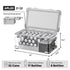 Lightweight aluminum APL20 portable freezer for outdoor camping and travel adventures