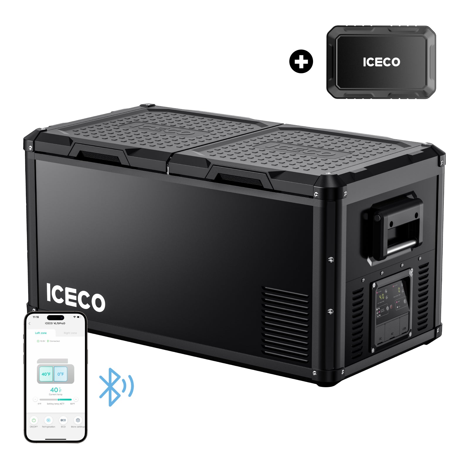 79.2QT VL75ProD 12V Heavy Duty Fridge Freezer| ICECO-Portable Fridge-www.icecofreezer.com
