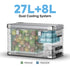 ICECO APL35 dual zone portable car fridge, energy-efficient with quiet compressor, ideal for camping and overlanding-www.icecofreezer.com
