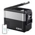 JP Pro Series 40/51QT Dual Zone Wheeled Car Fridge With Cover-SILVER | Ship Out in Early-August-Portable Fridge-www.icecofreezer.com