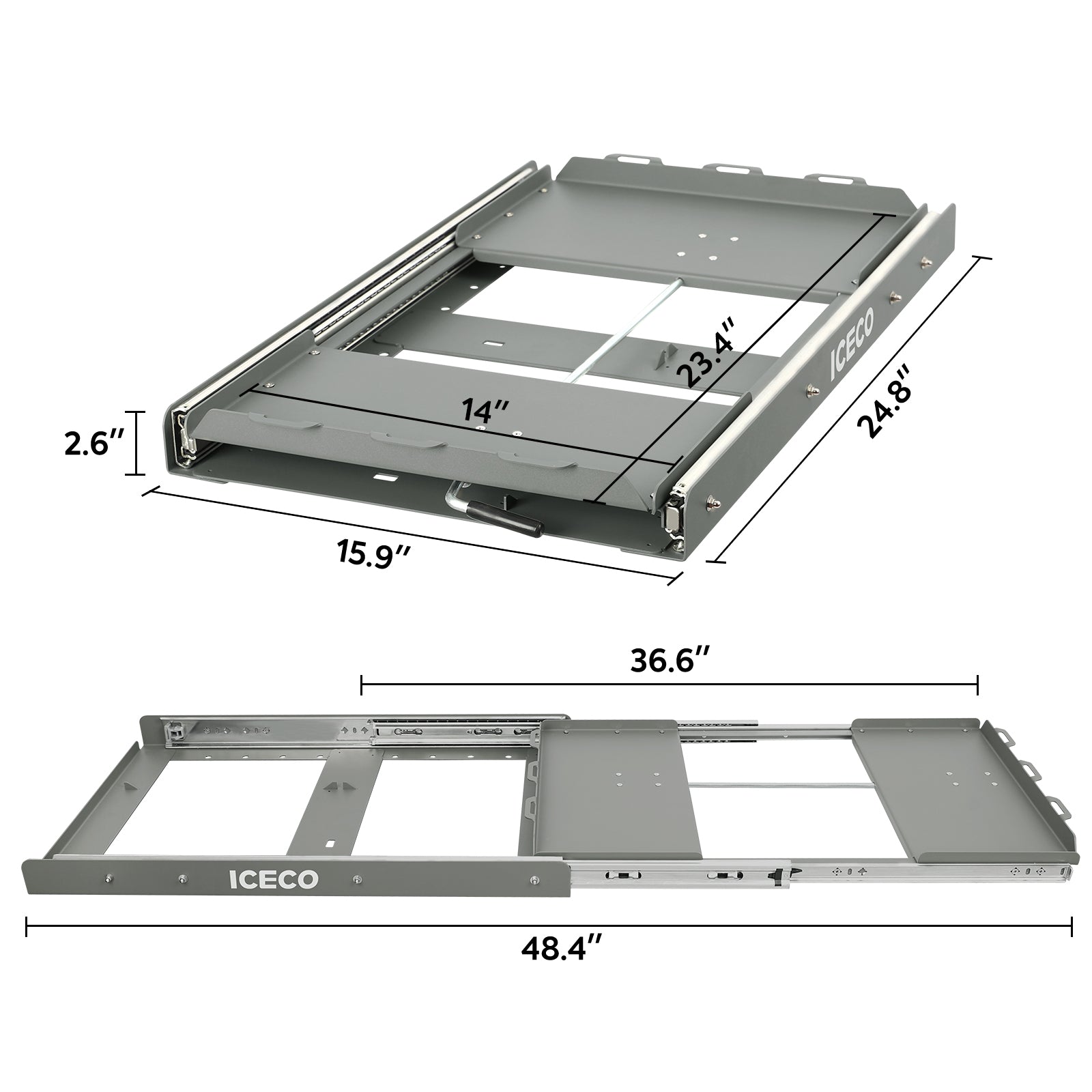 Slide Mount for JP30/40/50 Refrigerator-Slider-www.icecofreezer.com