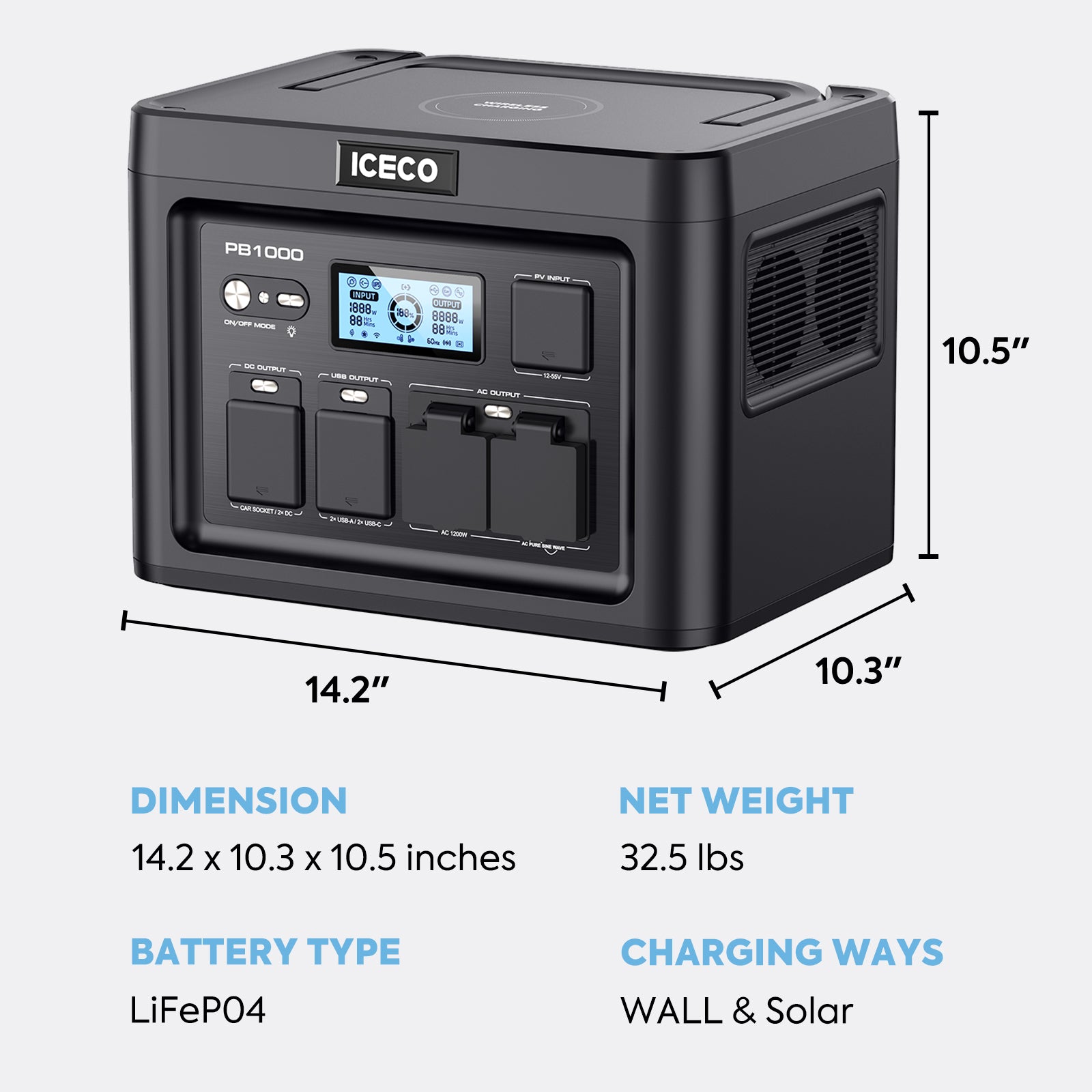 37QT VL35ProS Olive Single Zone Fridge With PB1000 Power Station | ICECO-Portable Fridge-www.icecofreezer.com